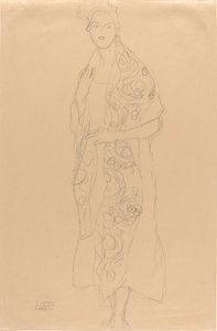 Bir Kadının Portresi by Gustav Klimt