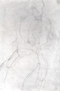 Boa ile Oturan Kadın (Adele Bloch-Bauer) by Gustav Klimt
