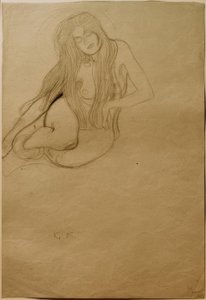 Beethoven frizinde şehvet için çalışma by Gustav Klimt
