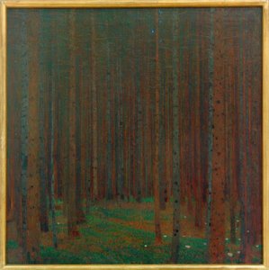 Tannenwald ben by Gustav Klimt