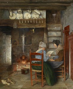 Interieurszene by Gustav Köhler