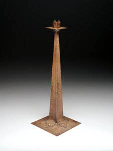 Şamdan, c.1907 (bakır) by Gustav Stickley