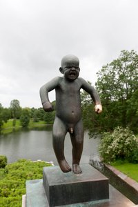"Sinnatageen" kızgın çocuk, Frogner Park