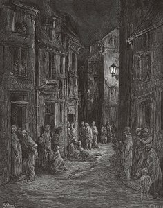 Bluegate Fields kenar mahalleleri, 19. yüzyılda Londra. (Yazdır)