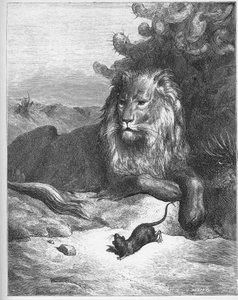 Le lion et le rat - Aslan ve Fare - Jean de La Fontaine