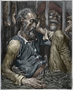 Miguel Cervantes (1547-1616) (Don Kişot) tarafından “Don Kişot de la Mancha”dan Don Kişot