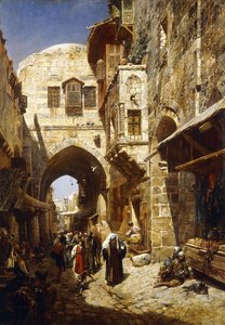 Davidstrasse, Kudüs, 1887