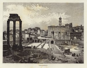 Roma Forumu by Gustave Bauernfeind