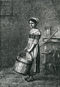Bir Kova Taşıyan Cosette, Victor Hugo