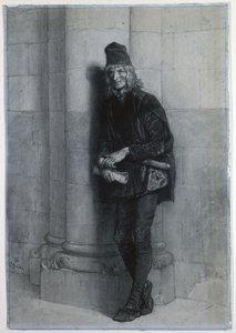 Pierre Gringoire. by Gustave Brion