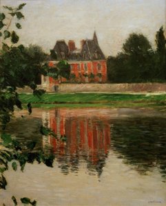Seine, Argenteuil kıyısında kale by Gustave Caillebotte