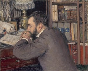 Henri Cordier 1849-1925, 1883 by Gustave Caillebotte