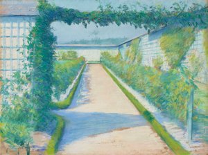Sebze bahçesi, Yerres, 1877 by Gustave Caillebotte