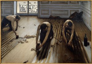 düz parke by Gustave Caillebotte