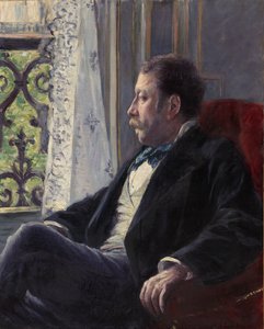 Bir Adamın Portresi by Gustave Caillebotte