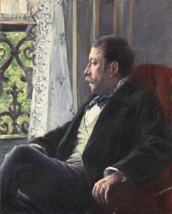 Bir Adamın Portresi by Gustave Caillebotte