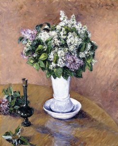 Lila Vazolu Natürmort, 1883 by Gustave Caillebotte
