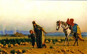 Geri dönüş by Gustave Clarence Rodolphe Boulanger