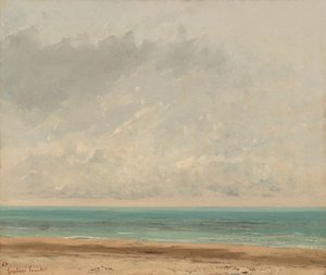 Sakin Deniz, 1866. by Gustave Courbet