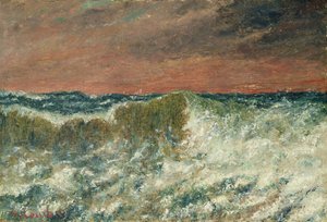 dalga by Gustave Courbet