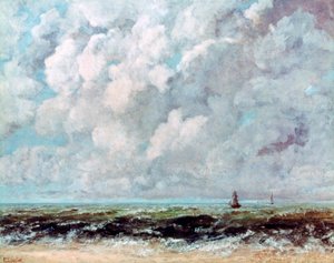 Deniz Manzarası, c1840-1877 by Gustave Courbet