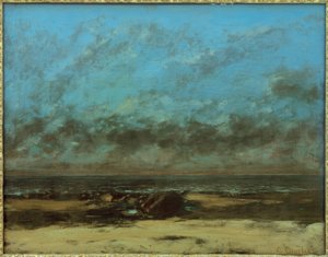 Deniz, gelgit by Gustave Courbet
