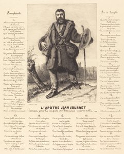 Havari Jean Journet Evrensel Uyumun Fethi için yola çıkıyor by Gustave Courbet