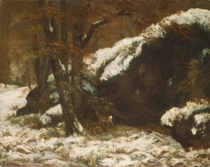 Geyik, ca. 1865. by Gustave Courbet