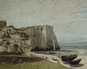Fırtınadan Sonra Etretat Kayalıkları, 1870