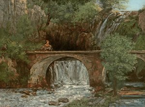 Büyük Köprü by Gustave Courbet