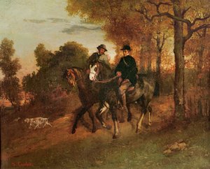 Avdan Dönüş, 1857 by Gustave Courbet