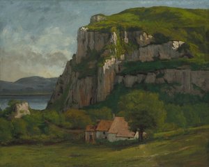 Hautepierre Kayası, 1869 dolayları by Gustave Courbet