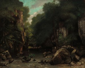 Les Puits-Noir Vadisi, 1868. by Gustave Courbet