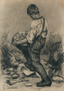 Genç Taş Kırıcı, c1864-1865 by Gustave Courbet