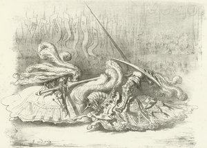 Bir Turnuva - Güzellik Ödülü AD1450 (gravür) by Gustave Dore