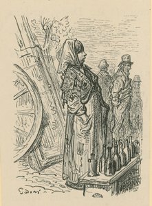 cam şişe satan kadın by Gustave Dore