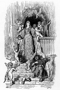 Alcina görkemiyle by Gustave Dore