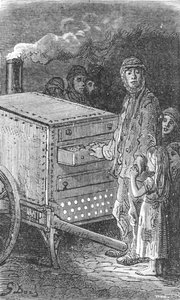 "Fırında Patates Adam", 1872. by Gustave Dore