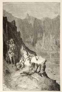 Balin Slays Sir Lanceor, Charles Henry Hanson tarafından yazılan Kral Arthur Günleri Öyküleri