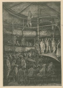 Blondin, Shoreditch, Londra (gravür) by Gustave Dore