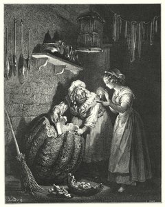 Cendrillon; Külkedisi (gravür) by Gustave Dore