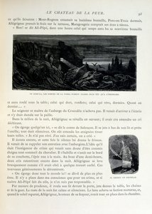 Croque-Mitain; 1863 illüstrasyonu, Gustave Dore (1832 – 1883); Fransız ressam, grafiker, illüstratör. Croque-Mitaine (Öcü), çocuklara onları korkutmak ve böylece daha akıllı hale getirmek için sunulan kötü niyetli bir karakter. by Gustave Dore