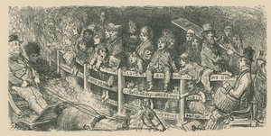 Kalabalıklar araba yarışını izliyor by Gustave Dore