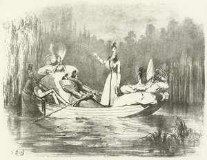 Dandyizm Kırsallaştırma (gravür) by Gustave Dore