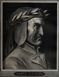 Dante Alighieri 1265-1321, 1860 by Gustave Dore