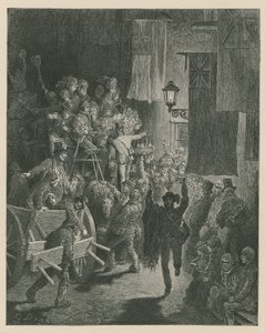 Derbi Günü - eve dönüş by Gustave Dore