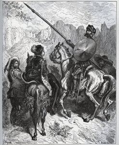 Don Kişot, Micomicon Prensesi Dorothe tarafından önerilen görevi kabul etti - Miguel Cervantes
