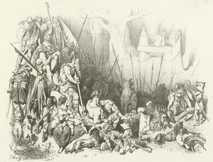 Druid Worship - A Human Sacrifice (gravure)