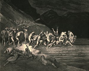 Benzer bir şekilde Adams kötü kuluçka, c1890. by Gustave Dore