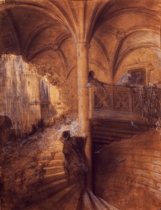 Büyülü kale, Charles Perrault (1628-1703) tarafından peri masalı için Gustave Dore